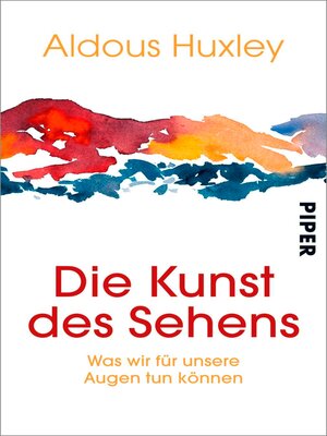 cover image of Die Kunst des Sehens